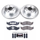 PowerStop Z23 Daily Driver Carbon-Fiber Ceramic Brake Pad and Drilled & Slotted