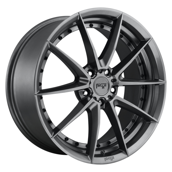20x9 Niche Sector Gloss Anthracite Wheel/Rim 5x120 5-120 20-9