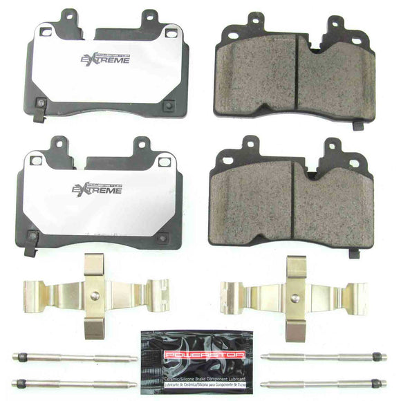 PowerStop Z26 Street Performance Carbon-Fiber Ceramic Brake Pads With Hardware