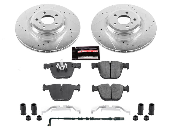 PowerStop Z23 Daily Driver Carbon-Fiber Ceramic Brake Pad and Drilled & Slotted