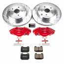 PowerStop Z23 Daily Driver Carbon-Fiber Ceramic Pads Drilled & Slotted Rotor & C