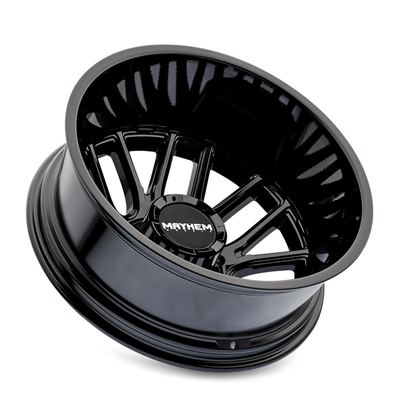 20x8.25 Mayhem Cogent Dually Gloss Black 8x210 ET-192 CB154.2 Wheel Rim