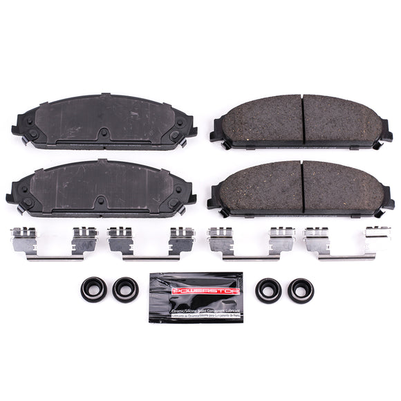 PowerStop Z23 Evolution Sport Carbon-Fiber Brake Pads With Hardware
