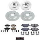 Genuine Geomet Coated Rotor and Low-Dust Ceramic Brake Pad Kit
