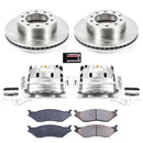 PowerStop OE Stock Replacement Low-Dust Ceramic Brake Pad, Rotor and Caliper Kit