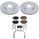 Genuine Geomet Coated Rotor and Carbon-Fiber Ceramic Brake Pad Kit