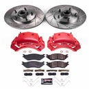 PowerStop Z23 Daily Driver Carbon-Fiber Ceramic Pads Drilled & Slotted Rotor & C