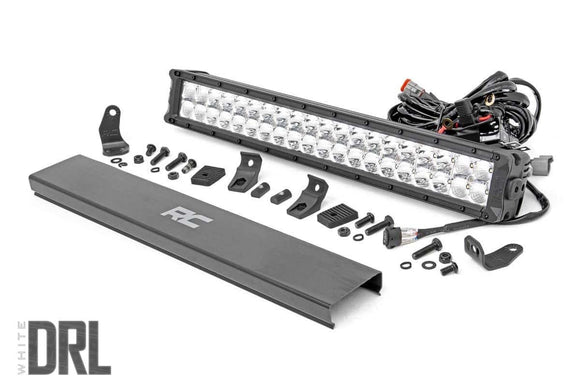 Rough Country Chrome Series LED Light 20" Dual Row White DRL