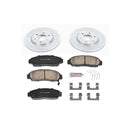 PowerStop Z23 Daily Driver Carbon-Fiber Ceramic Brake Pad and Drilled & Slotted