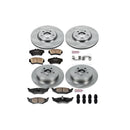 PowerStop OE Stock Replacement Low-Dust Ceramic Brake Pad and Rotor Kit