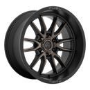 18x9 Fuel Off-Road D762 Clash Matte Black Double Dark Tint 6x139.7 ET-12 Wheel