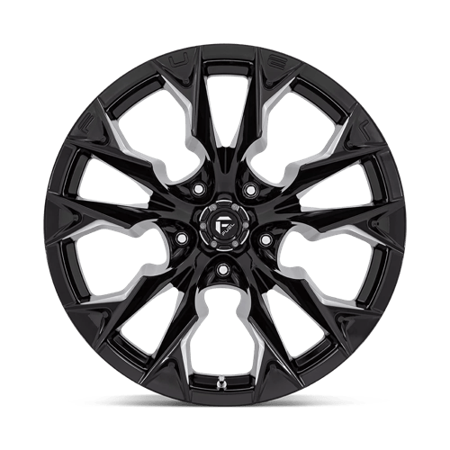 20x10 Fuel Off-Road D803 Flame Gloss Black Milled 5x127 ET-18 CB71.5 Wheel Rim