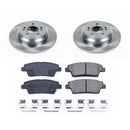 PowerStop OE Stock Replacement Low-Dust Ceramic Brake Pad and Rotor Kit