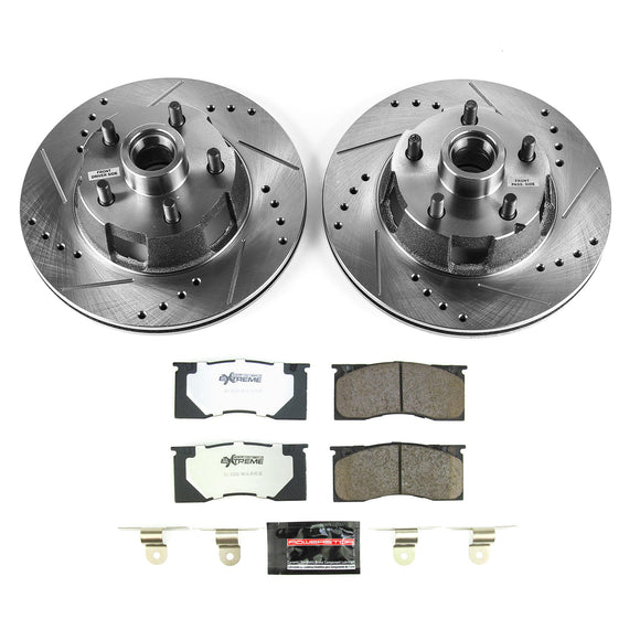 PowerStop Z26 Street Performance Ceramic Brake Pad and Drilled & Slotted Rotor K