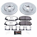 PowerStop Z36 Carbon-Fiber Ceramic Brake Pad with Drilled and Slotted Rotor Kit