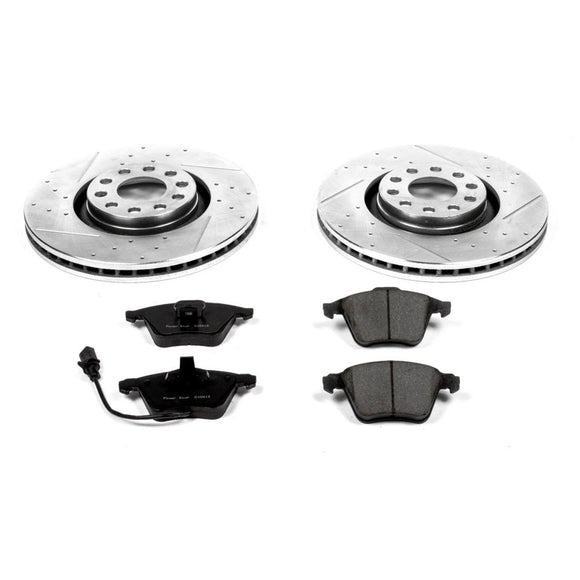 PowerStop Z23 Daily Driver Carbon-Fiber Ceramic Brake Pad and Drilled & Slotted