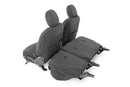 Rough Country Seat Covers Front and Rear w Armrest For Jeep Wrangler JL 18-23