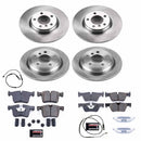PowerStop OE Stock Replacement Low-Dust Ceramic Brake Pad and Rotor Kit