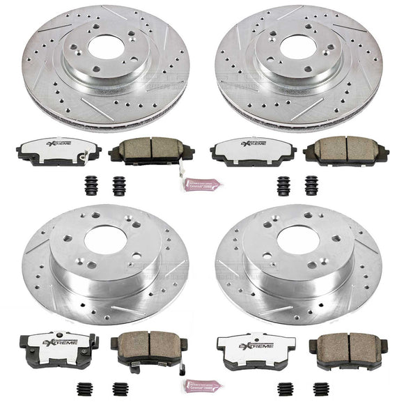 PowerStop Z26 Street Performance Ceramic Brake Pad and Drilled & Slotted Rotor K