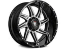 22x12 American Truxx Vortex Black/Machined 6x135 ET-44 wheel/rim-1