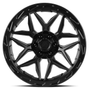 20x10 Lock Off-Road Matrix Matte Black 8x165.1 8x170 8x6.5 ET-18 Wheel Rim