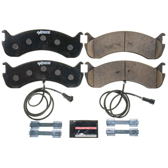 PowerStop Z36 Truck And Tow Carbon-Fiber Ceramic Brake Pads With Hardware