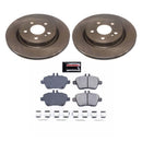 PowerStop OE Stock Replacement Low-Dust Ceramic Brake Pad and Rotor Kit