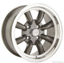 15x7 Konig Rewind Graphite/Machined Lip 4x100 ET40 Wheel Rim-1