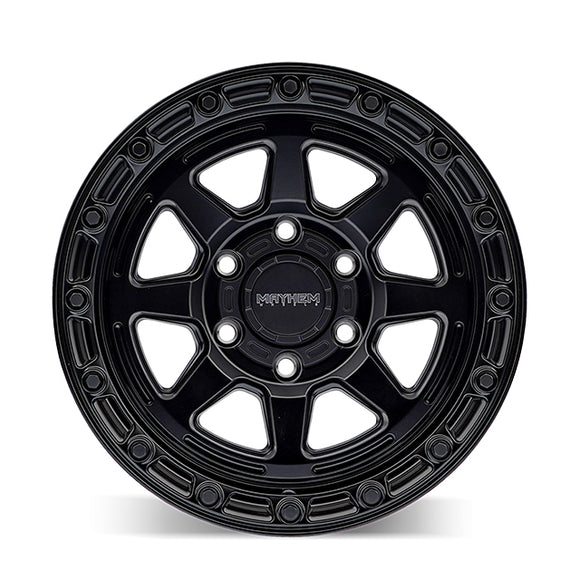 20x9 Mayhem Ridgeline Satin Black 8x165.1 ET18 CB125.2 Wheel Rim