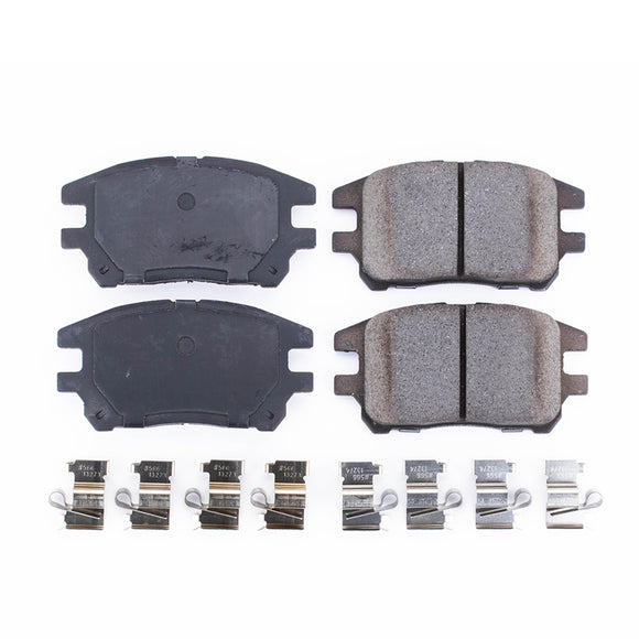 PowerStop Z17 Evolution Ceramic Brake Pads With Hardware