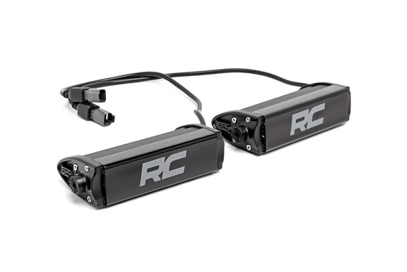 Rough Country 6" Black Series Single Row CREE LED Light Bars 2 pack