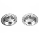PowerStop Evolution Drilled Slotted Rotors Pair Rear For Mini Cooper