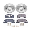 PowerStop OE Stock Replacement Low-Dust Ceramic Brake Pad and Rotor Kit