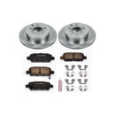 PowerStop OE Stock Replacement Low-Dust Ceramic Brake Pad and Rotor Kit