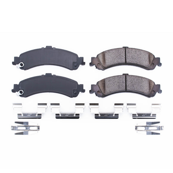 PowerStop Z17 Evolution Ceramic Brake Pads With Hardware