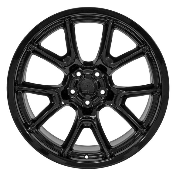 20" Replica DG21 fits Dodge Challenger 20x9 Gloss Black
