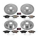 PowerStop Z23 Daily Driver Carbon-Fiber Ceramic Brake Pad and Drilled & Slotted