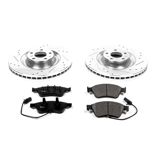 PowerStop Z23 Daily Driver Carbon-Fiber Ceramic Brake Pad and Drilled & Slotted