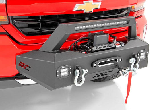 Rough Country EXO Winch Mount Kit For Chevy Silverado 1500 2007-2018