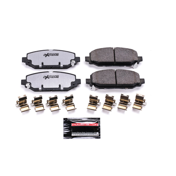 PowerStop Z36 Truck And Tow Carbon-Fiber Ceramic Brake Pads With Hardware