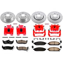 PowerStop Z23 Daily Driver Carbon-Fiber Ceramic Pads Drilled & Slotted Rotor & C