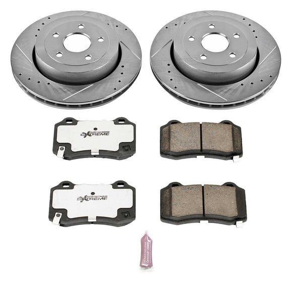 PowerStop Z26 Street Performance Ceramic Brake Pad and Drilled & Slotted Rotor K