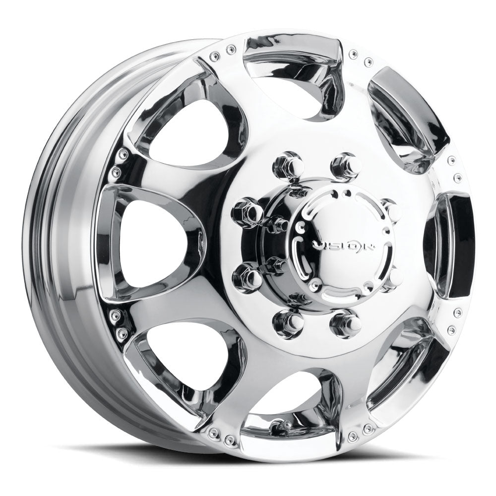 17x6.5 Vision 715 Crazy Eightz Chrome 8x210 ET121.35 Wheel Rim