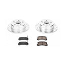 PowerStop Z23 Daily Driver Carbon-Fiber Ceramic Brake Pad and Drilled & Slotted