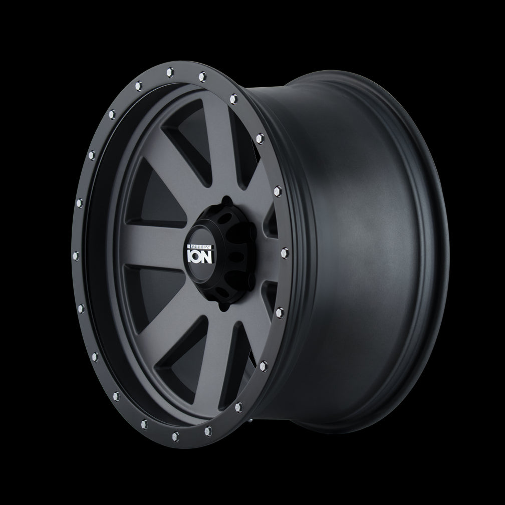 20x9 ION 134 Matte Black/Black Beadlock 6x139.7 ET18 wheel/rim