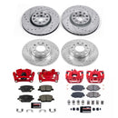 PowerStop Z23 Daily Driver Carbon-Fiber Ceramic Pads Drilled & Slotted Rotor & C