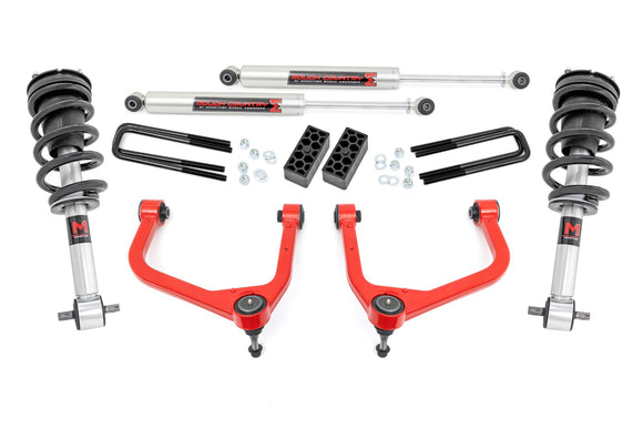 Rough Country 3.5" Lift Kit Struts For Chevy Silverado 1500 2WD 4WD 19-24