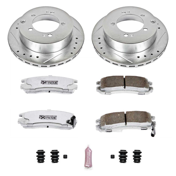 PowerStop Z26 Street Performance Ceramic Brake Pad and Drilled & Slotted Rotor K