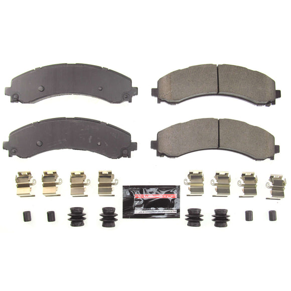PowerStop Z23 Evolution Sport Carbon-Fiber Brake Pads With Hardware