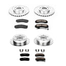 PowerStop Z23 Daily Driver Carbon-Fiber Ceramic Brake Pad and Drilled & Slotted